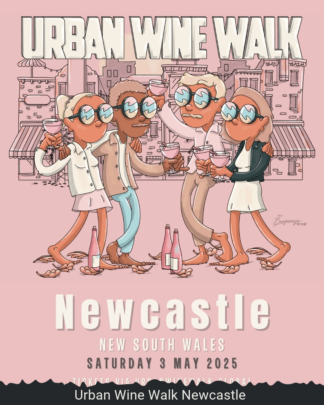 Newcastle Urban wine walk 2025