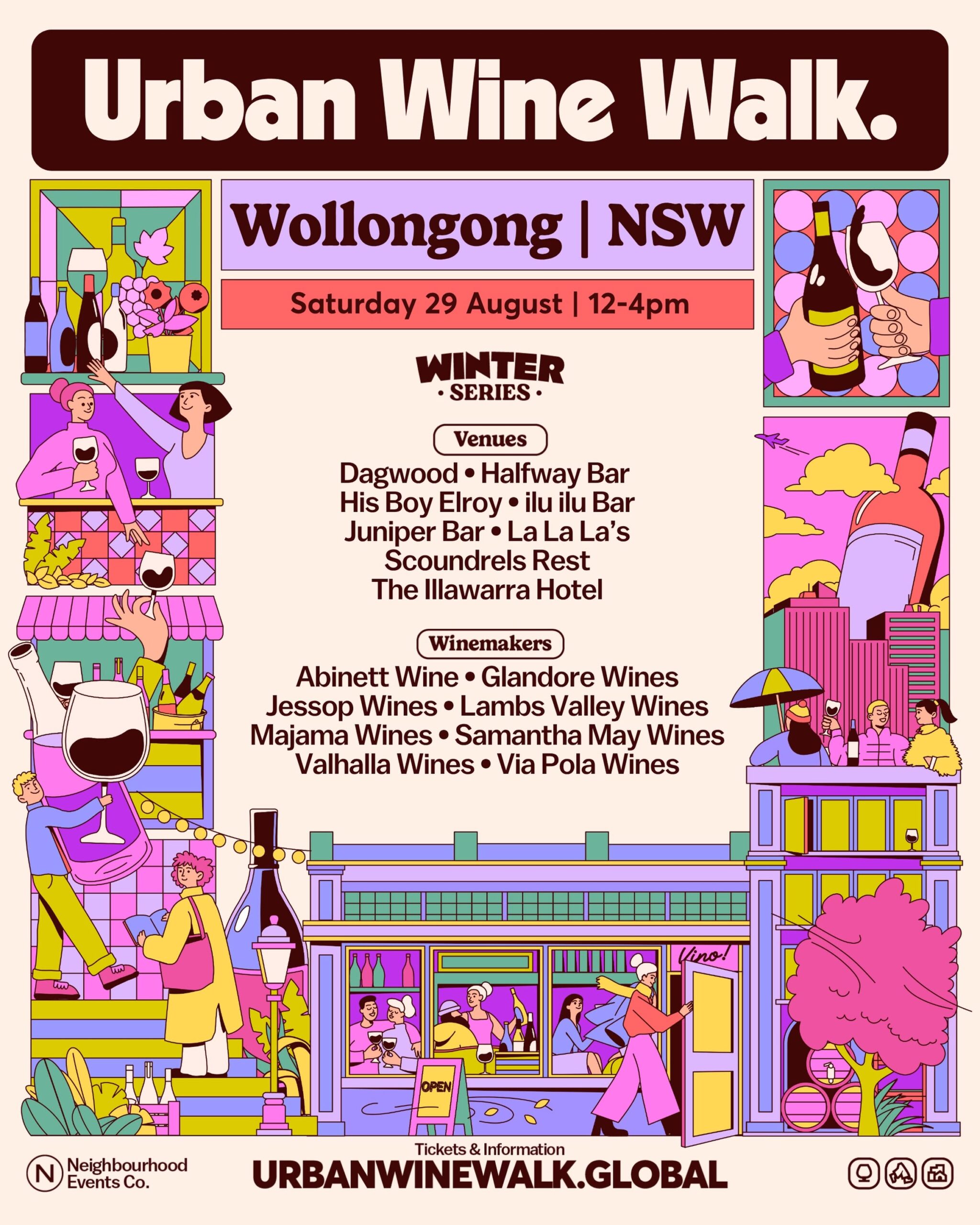 Urban Wine Walk Wollongong
